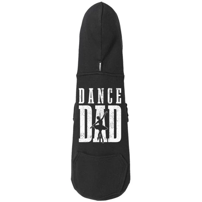 Dance Dad Ballet Dancer Ballerina Dancing Fathers Day Gift Doggie 3-End Fleece Hoodie