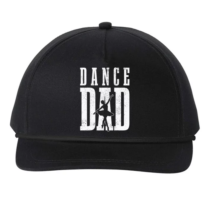 Dance Dad Ballet Dancer Ballerina Dancing Fathers Day Gift Snapback Five-Panel Rope Hat