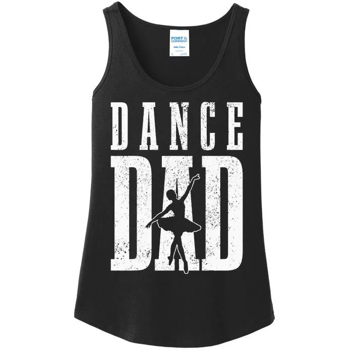 Dance Dad Ballet Dancer Ballerina Dancing Fathers Day Gift Ladies Essential Tank