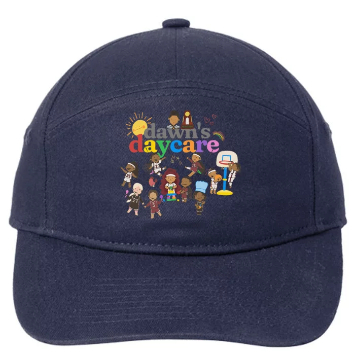 DawnS Daycare Basketball Cute Funny 7-Panel Snapback Hat