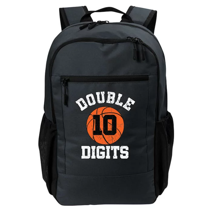 Double Digits Birthday Decorations Boy 10th Basketball Bday Daily Commute Backpack