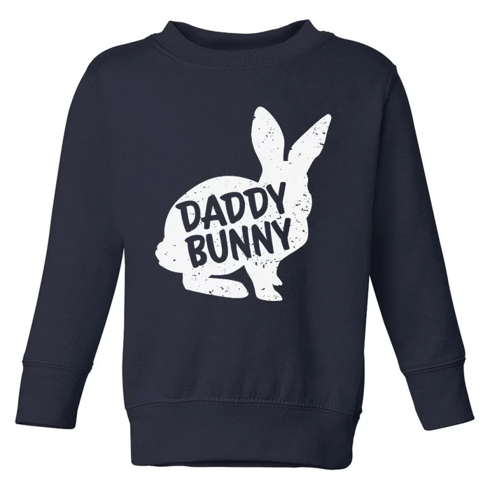 Daddy Dad Bunny Matching Group Funny Family Easter Toddler Sweatshirt