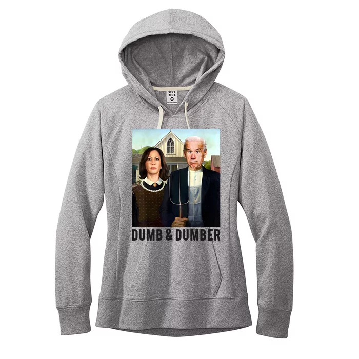 Dumb & Dumber Biden Harris Women's Fleece Hoodie