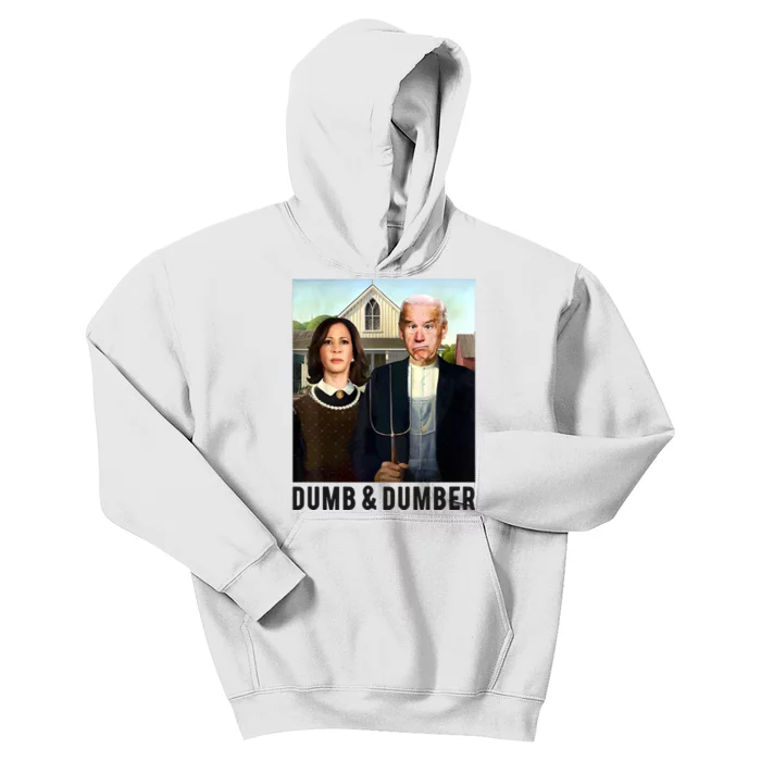 Dumb & Dumber Biden Harris Kids Hoodie