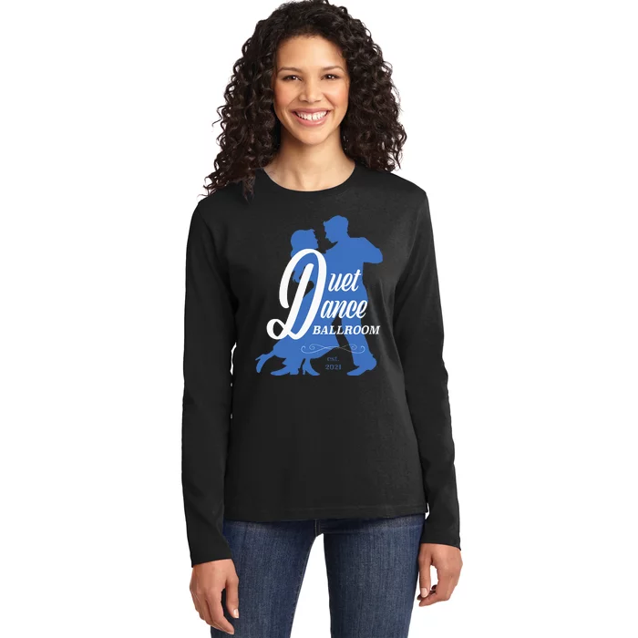 Duet Dance Ballroom Ladies Long Sleeve Shirt