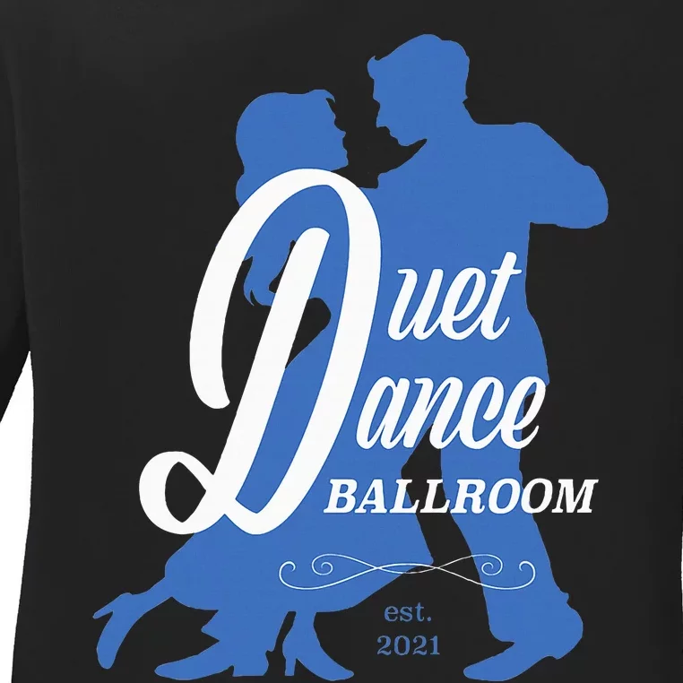 Duet Dance Ballroom Ladies Long Sleeve Shirt