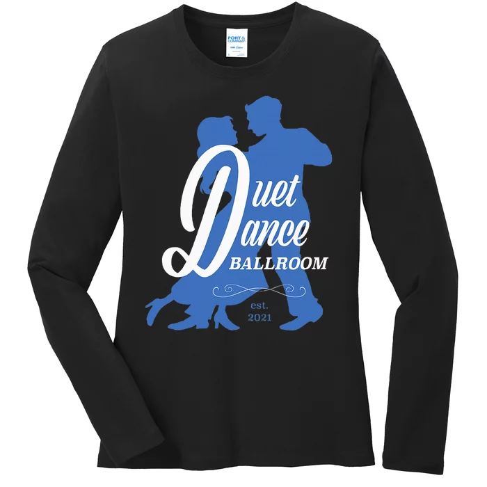 Duet Dance Ballroom Ladies Long Sleeve Shirt