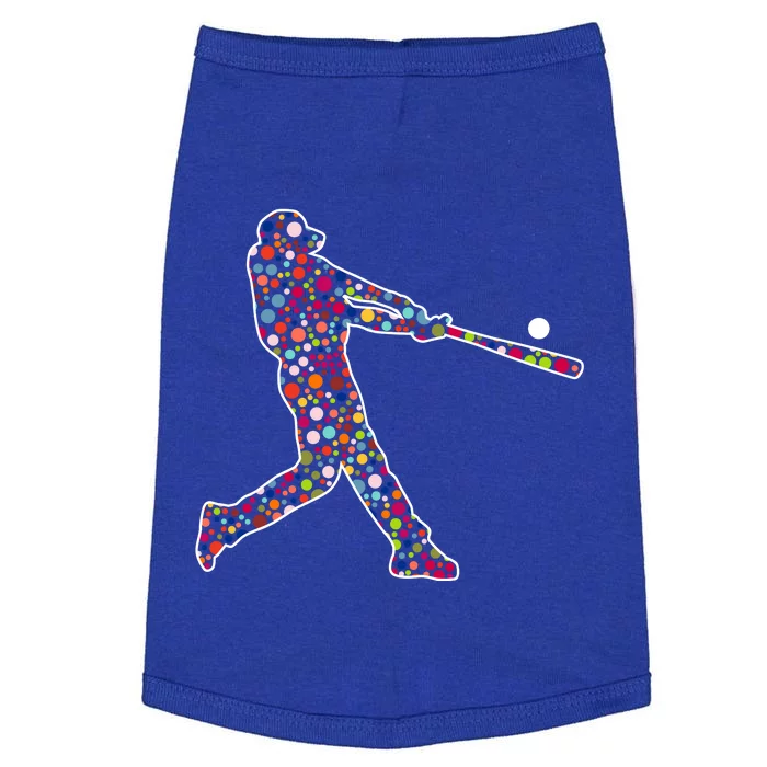 Dot Day Baseball Player Swing Doggie Tank