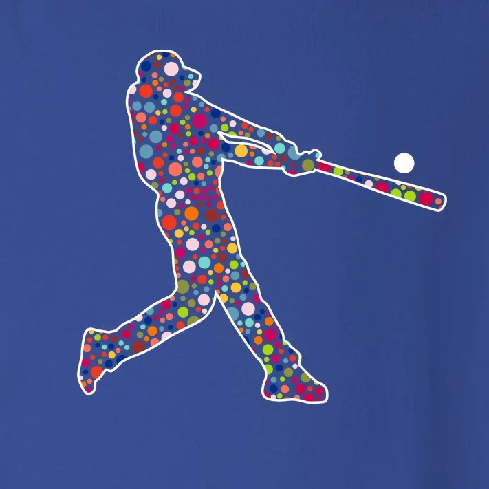 Dot Day Baseball Player Swing Toddler Long Sleeve Shirt