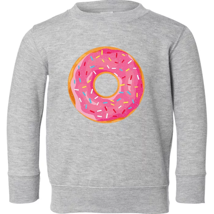 Delicious Donut Costume Toddler Sweatshirt