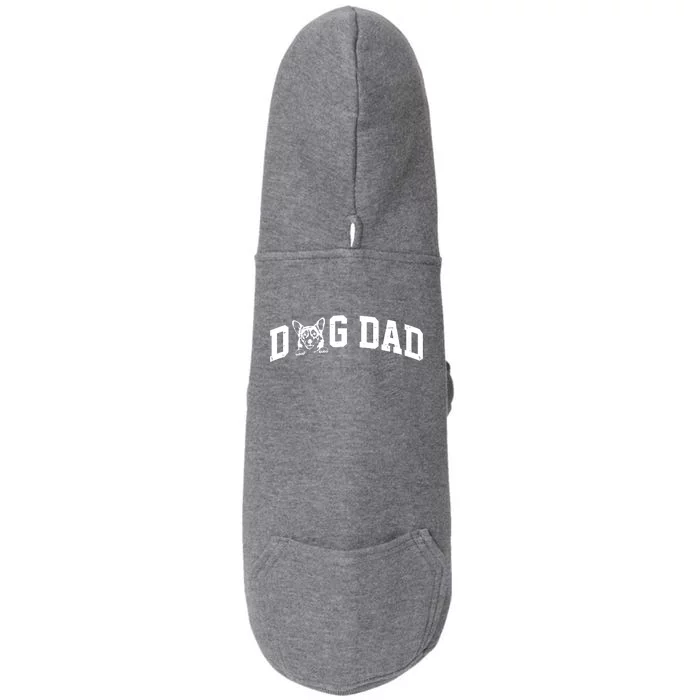 Dog Dad Corgi Lover Doggie 3-End Fleece Hoodie