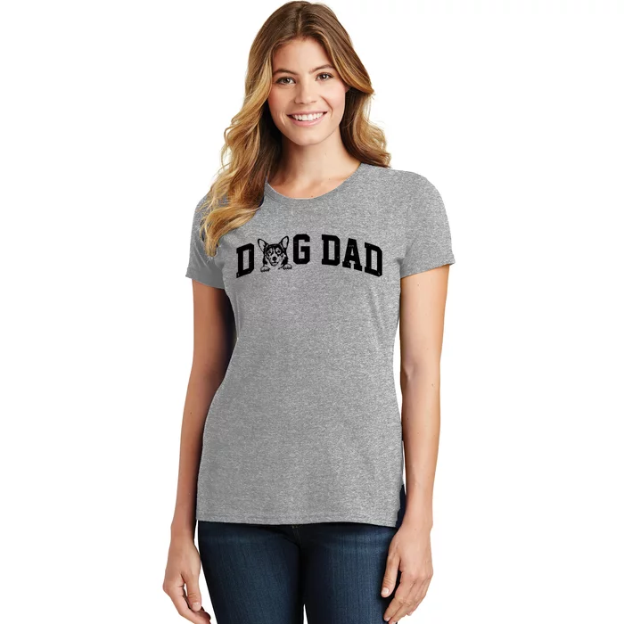 Dog Dad Corgi Lover Women's T-Shirt