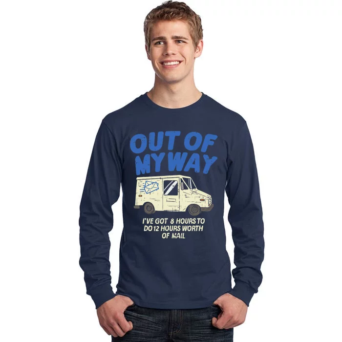 Delivery Driver Clothing Joke Delivery Truck Design Tall Long Sleeve T-Shirt