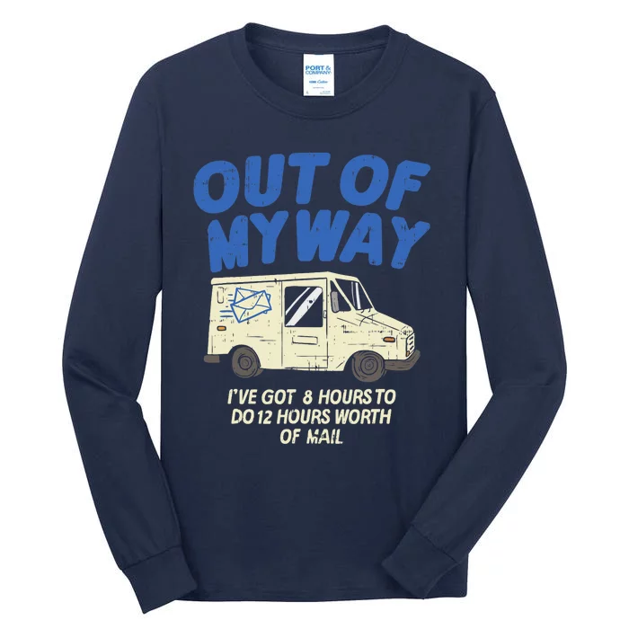 Delivery Driver Clothing Joke Delivery Truck Design Tall Long Sleeve T-Shirt