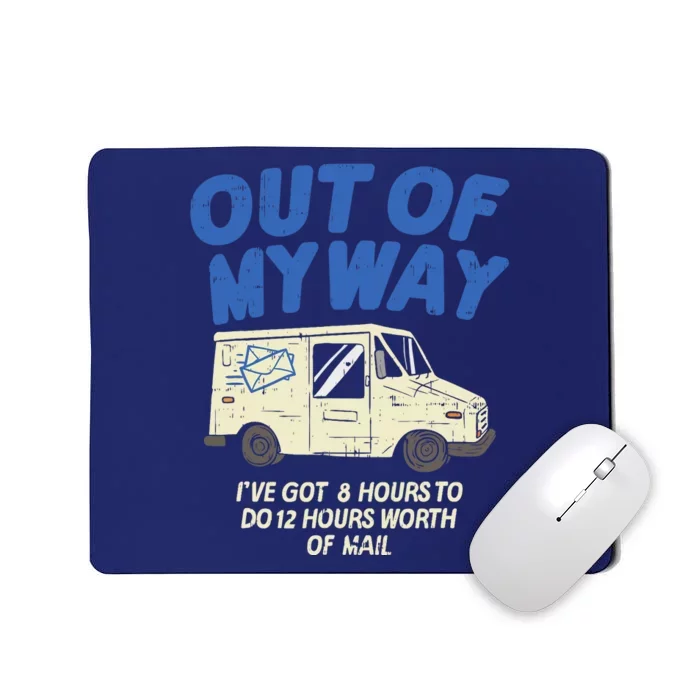 Delivery Driver Clothing Joke Delivery Truck Design Mousepad