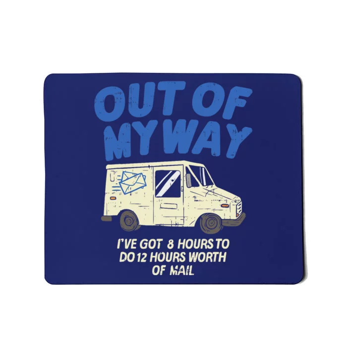 Delivery Driver Clothing Joke Delivery Truck Design Mousepad