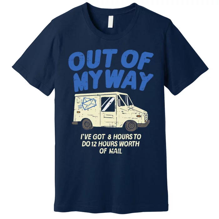 Delivery Driver Clothing Joke Delivery Truck Design Premium T-Shirt