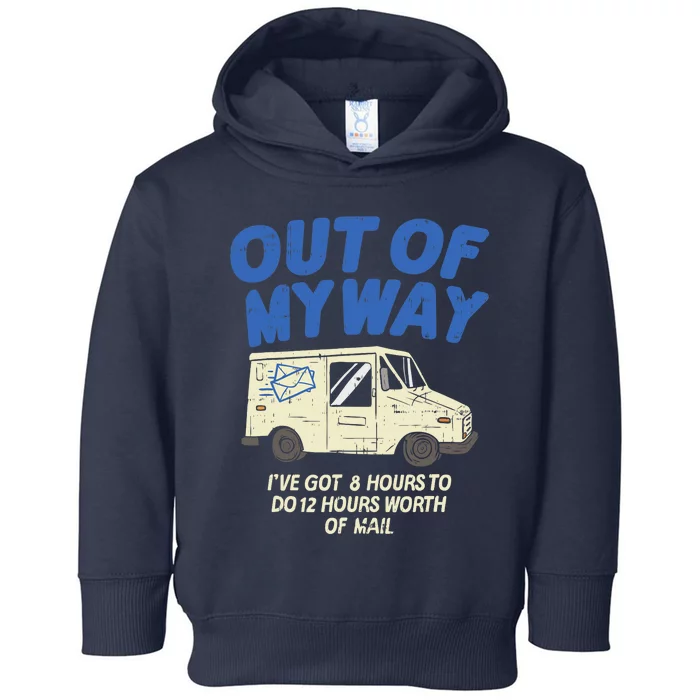 Delivery Driver Clothing Joke Delivery Truck Design Toddler Hoodie