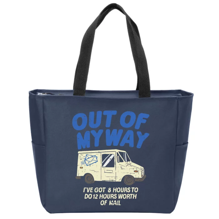 Delivery Driver Clothing Joke Delivery Truck Design Zip Tote Bag