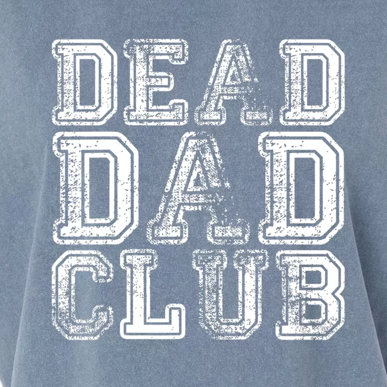 Dead Dad Club Retro Funny Saying Garment-Dyed Women's Muscle Tee