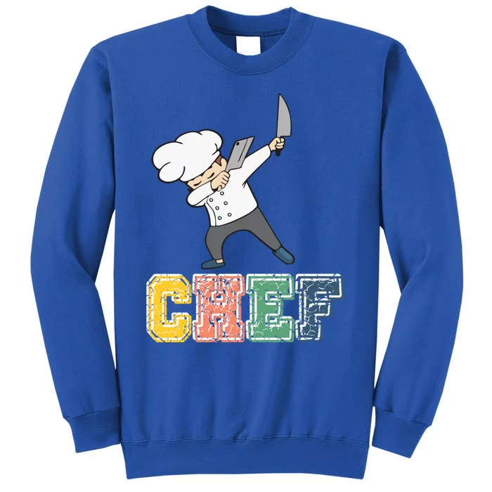 Dab Dabbing Chef Cooking Guru Funny Cook Retro Culinary Gift Sweatshirt