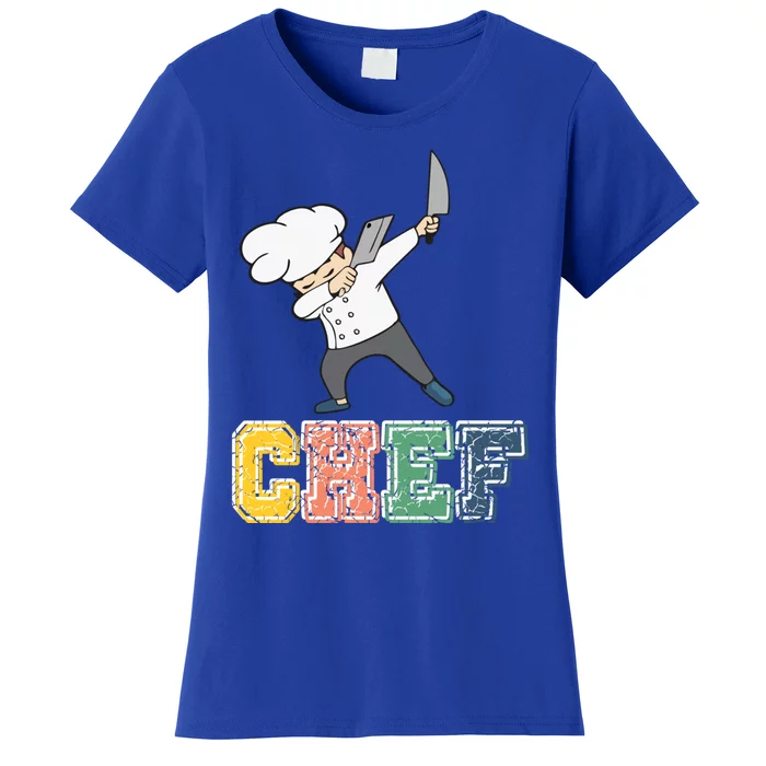 Dab Dabbing Chef Cooking Guru Funny Cook Retro Culinary Gift Women's T-Shirt