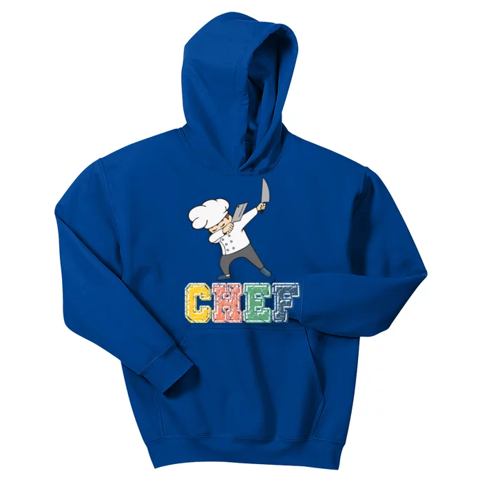 Dab Dabbing Chef Cooking Guru Funny Cook Retro Culinary Gift Kids Hoodie