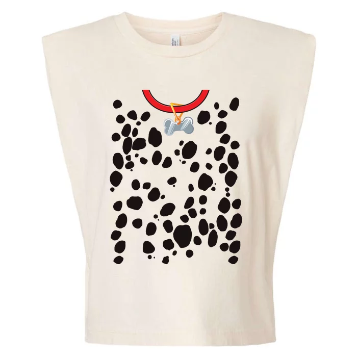 Dog Dalmatian Costume Dalmations Spots Puppy Print Halloween Garment-Dyed Women's Muscle Tee