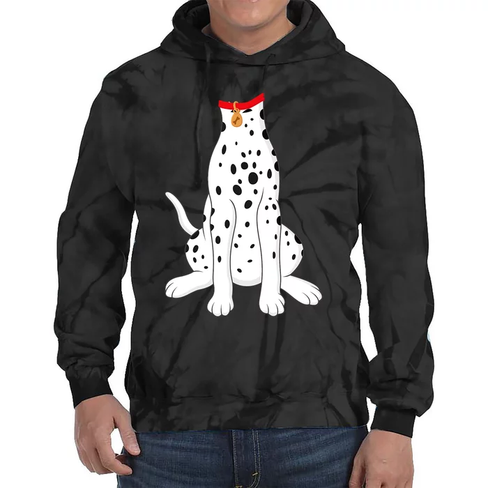 Dalmatian Dalmatian Costume Tie Dye Hoodie