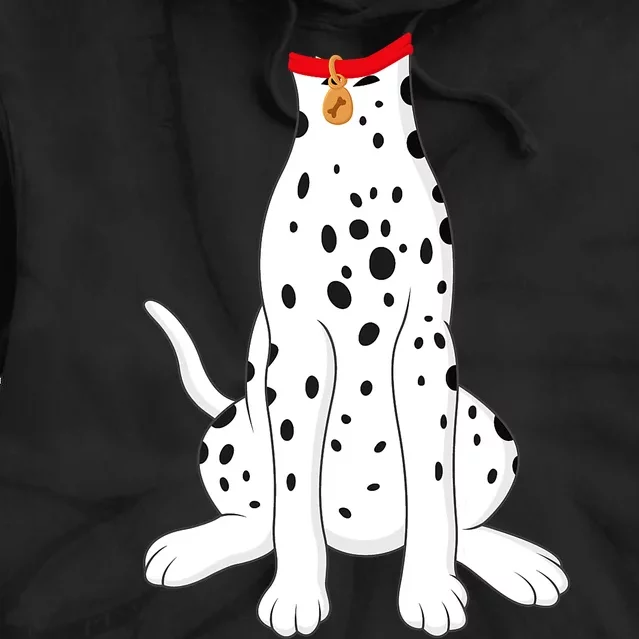 Dalmatian Dalmatian Costume Tie Dye Hoodie