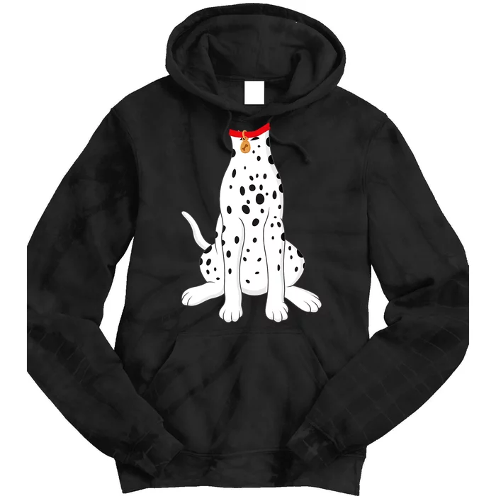 Dalmatian Dalmatian Costume Tie Dye Hoodie