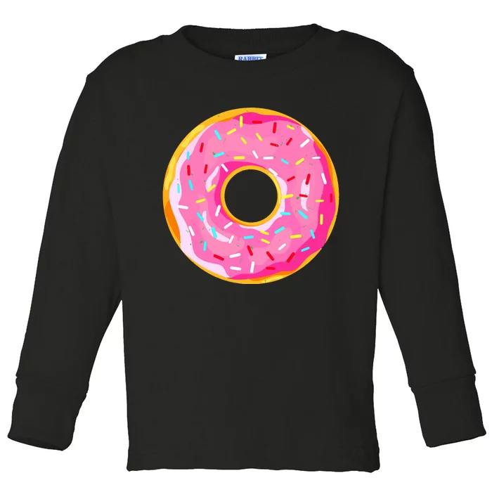 Donut Doughnut Costume Toddler Long Sleeve Shirt