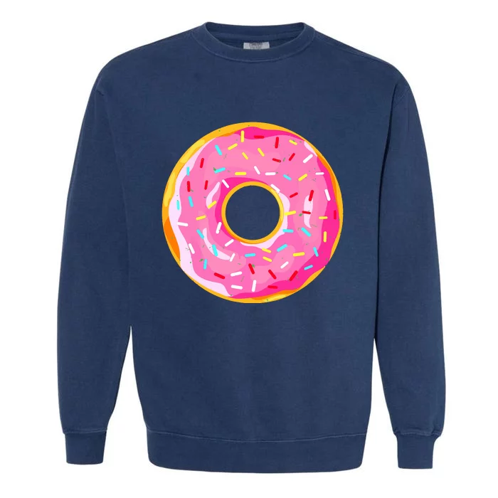 Donut Doughnut Costume Garment-Dyed Sweatshirt