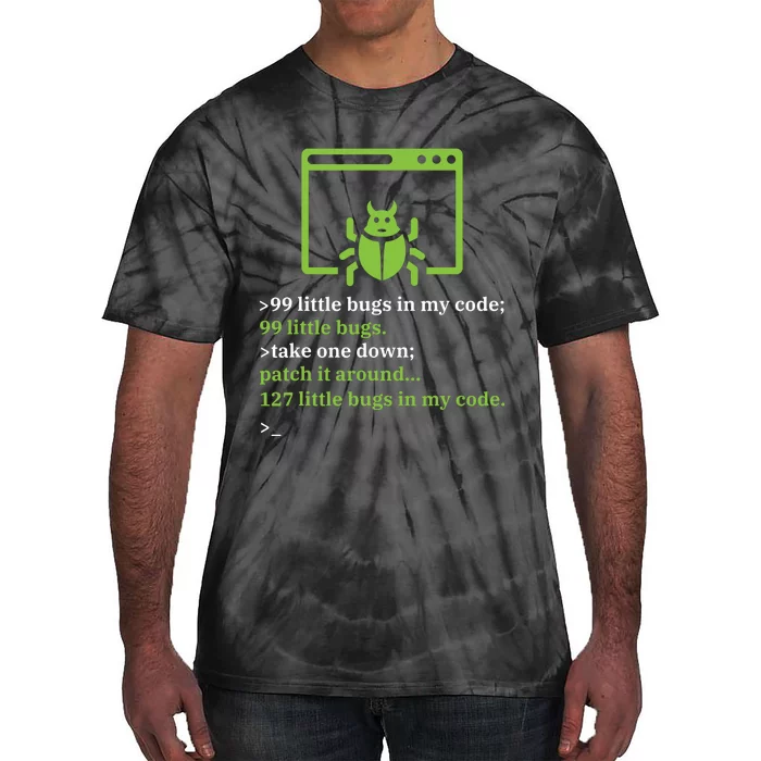 Debugger Debugging Computer Science Programmer Coding Tie-Dye T-Shirt