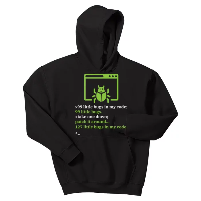 Debugger Debugging Computer Science Programmer Coding Kids Hoodie