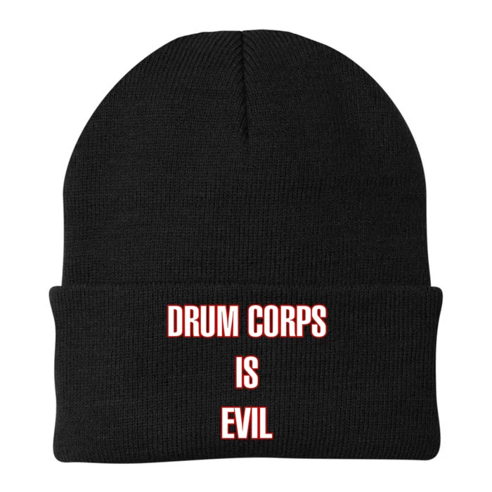 Drumcowoco Drum Corps Is Evil Knit Cap Winter Beanie