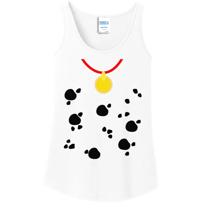 Dalmatian Dog Cute Halloween Costume Ladies Essential Tank