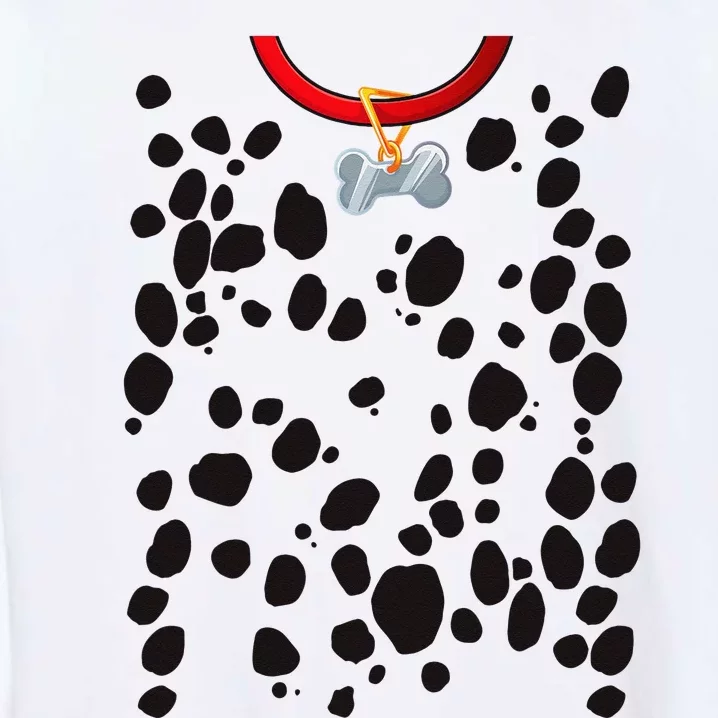 Dog Dalmatian Costume Dalmations Spots Puppy Print Halloween Garment-Dyed Sweatshirt