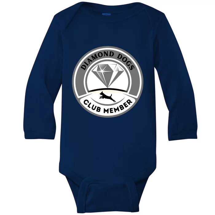 Diamond Dogs Club Member Baby Long Sleeve Bodysuit