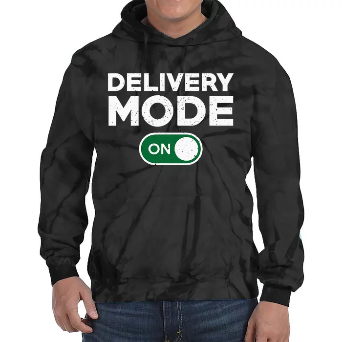 Delivery Driver Costume Delivery Mode Courier Tie Dye Hoodie