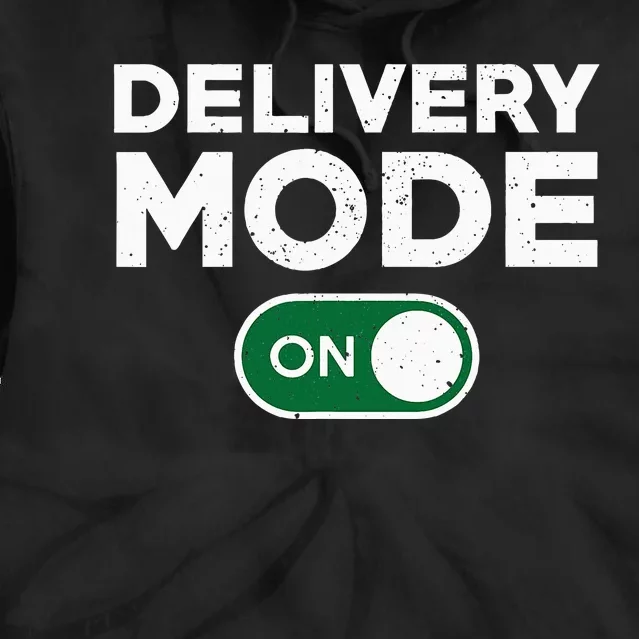 Delivery Driver Costume Delivery Mode Courier Tie Dye Hoodie