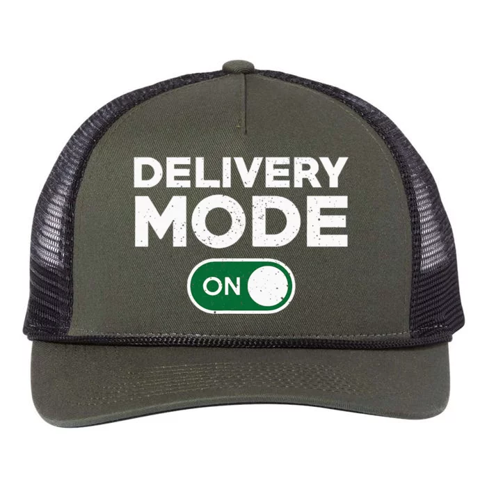 Delivery Driver Costume Delivery Mode Courier Retro Rope Trucker Hat Cap