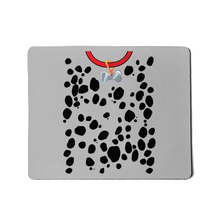 Dog Dalmatian Costume Dalmations Spots Puppy Print Halloween Mousepad