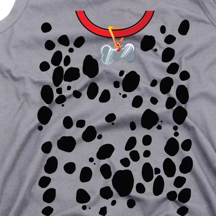 Dog Dalmatian Costume Dalmations Spots Puppy Print Halloween Tank Top