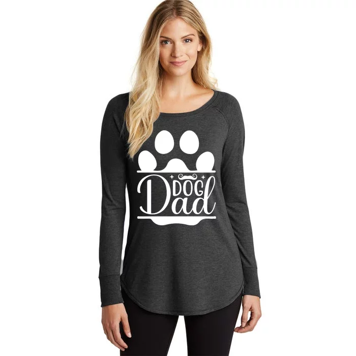 Dog Dad Cute T Women's Perfect Tri Tunic Long Sleeve Shirt