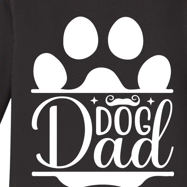 Dog Dad Cute T Baby Long Sleeve Bodysuit