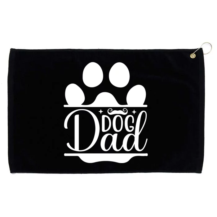 Dog Dad Cute T Grommeted Golf Towel