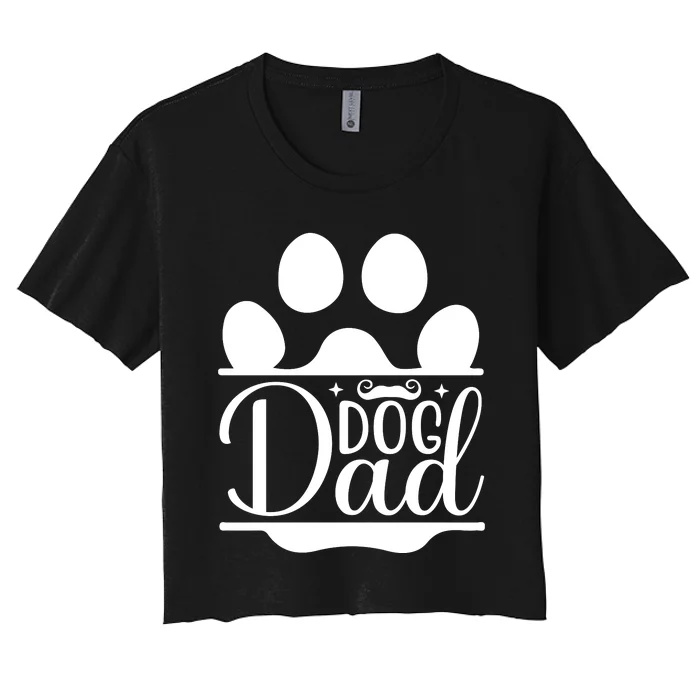 Dog Dad Cute T Women's Crop Top Tee