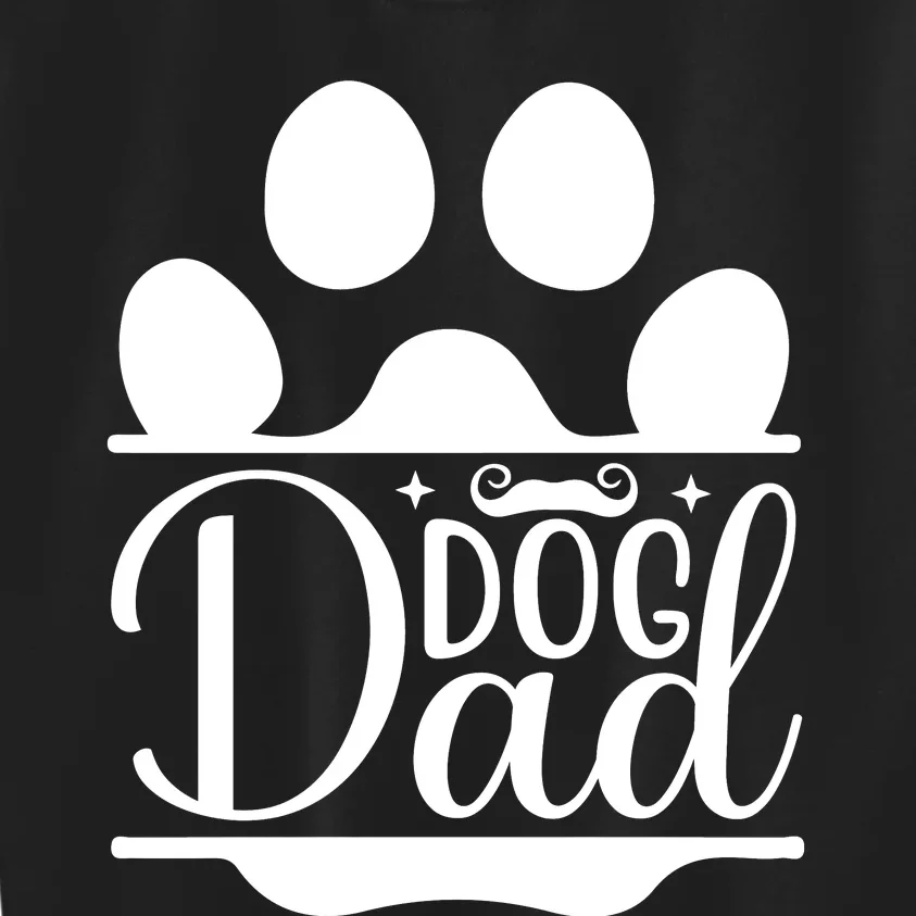 Dog Dad Cute T Kids Sweatshirt