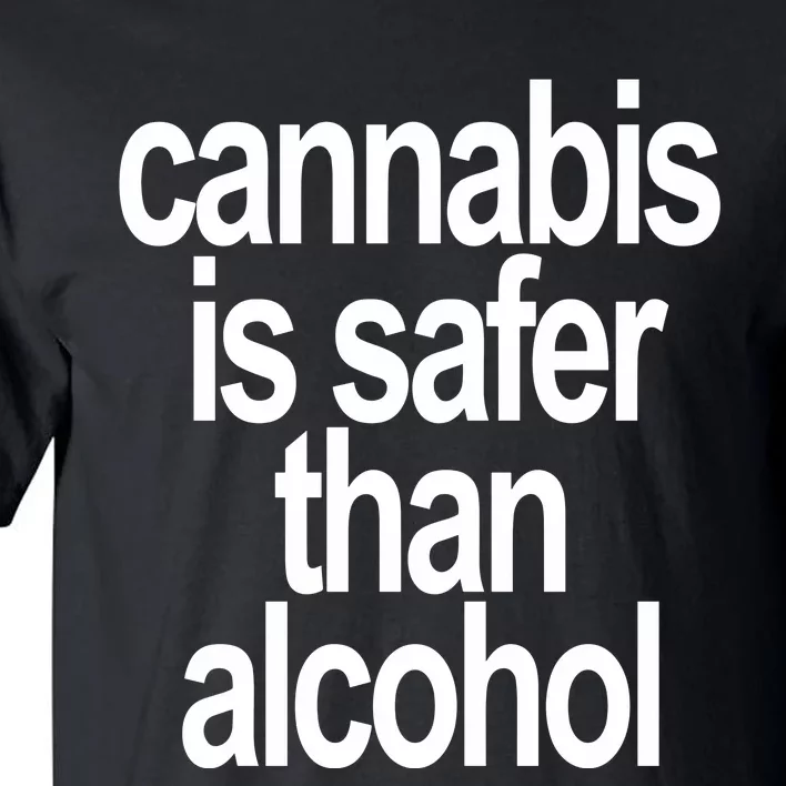 David Dinenberg Cannabis Is Safer Than Alcohol Tall T-Shirt